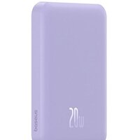 Baseus Magnetic Mini Wireless Fast Charge Power Bank 20W 5000mAh (фиолетовый) Image #1