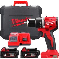 Milwaukee M18 M18BLDDRC-502C 4933492835 (с 2-мя АКБ 5 Ач, кейс)