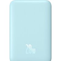 Baseus Magnetic Mini Air Wireless Fast Charge Power Bank 20W 6000mAh (голубой) Image #1