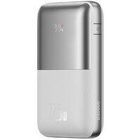 Baseus Bipow Pro Digital Display Fast Charge Power Bank 20000mAh (белый)