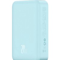 Baseus Magnetic Mini Wireless Fast Charge Power Bank 20W 20000mAh (голубой)
