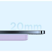 Baseus Magnetic Mini Air Wireless Fast Charge Power Bank 20W 10000mAh (сиреневый) Image #14